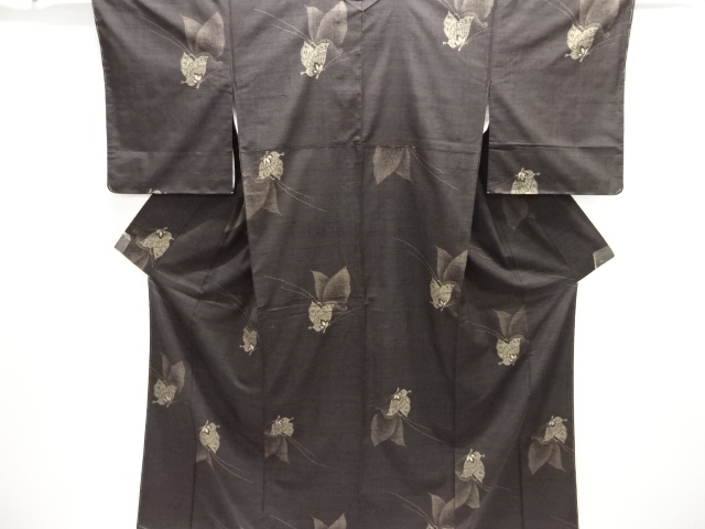 Japanese Kimono / Tsumugi Omeshi Silk
